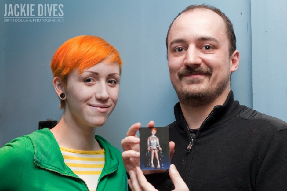 aaron, his model and the card